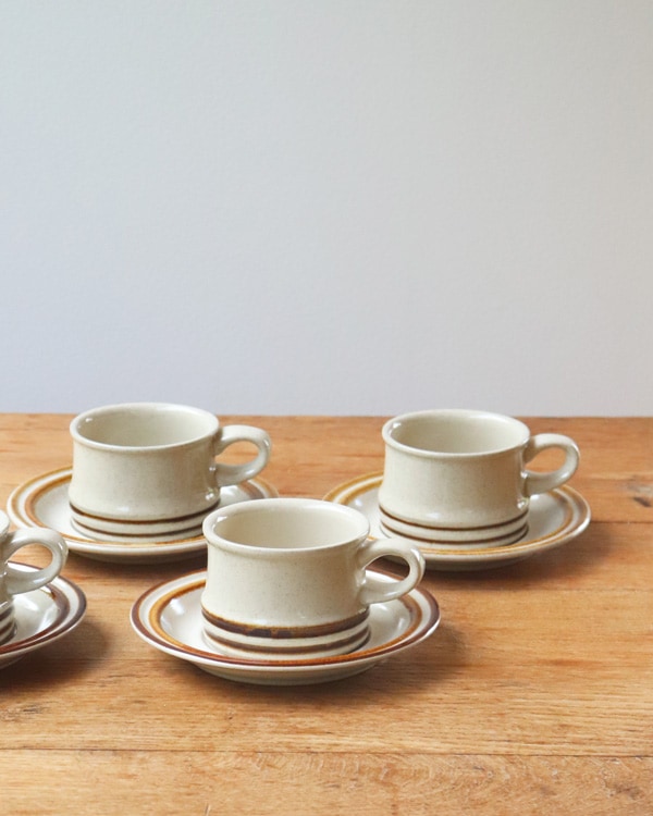 STONEWARE Cup&Saucer B｜ストーンウエア カップ＆ソーサー B