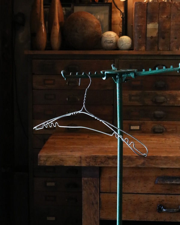 ヴィンテージ U.S.A.木製ウッドハンガー15本セット wood hanger d128-71-3829_1.jpg