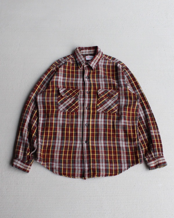 Vintage 80s Plaid BIG MIKE Flannel Shirt (L)
