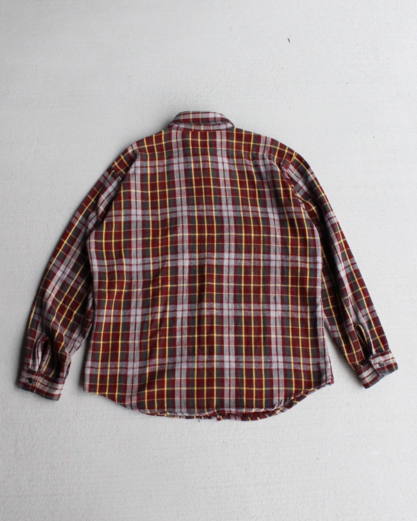 Vintage 80s Plaid BIG MIKE Flannel Shirt (L)
