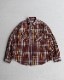 Vintage 80s Plaid BIG MIKE Flannel Shirt (L)