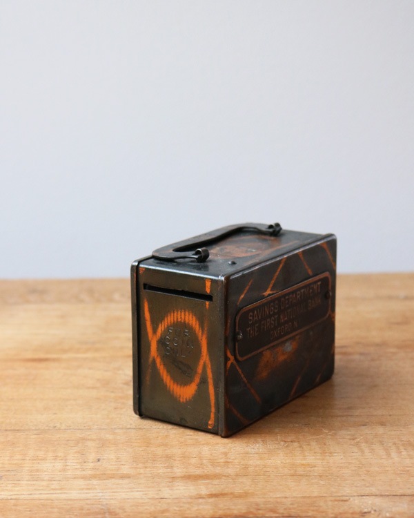 "THE FIRST NATIONAL BANK" Coin Bank��"THE FIRST NATIONAL BANK" ����ѥ�ե��˥å���Υ�����Х�