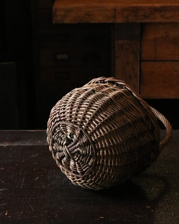 Rattan One Handle Basket | �饿����ϥ�ɥ�Х����å�