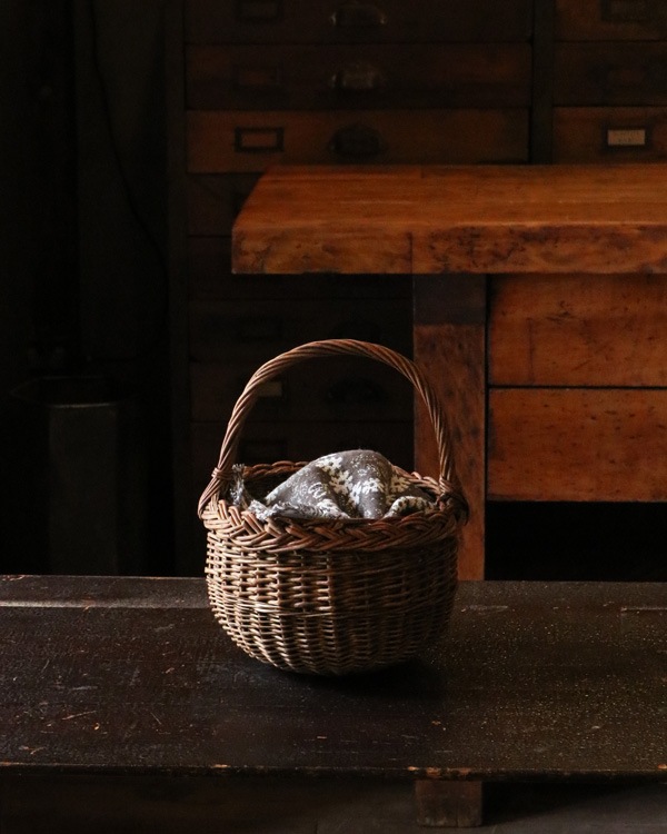 Rattan One Handle Basket | �饿����ϥ�ɥ�Х����å�