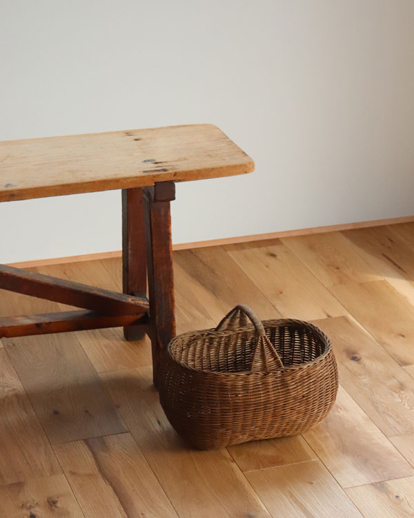 Rattan One handle Basket JPB-012| �饿����ϥ�ɥ�Х����å� JPB-012