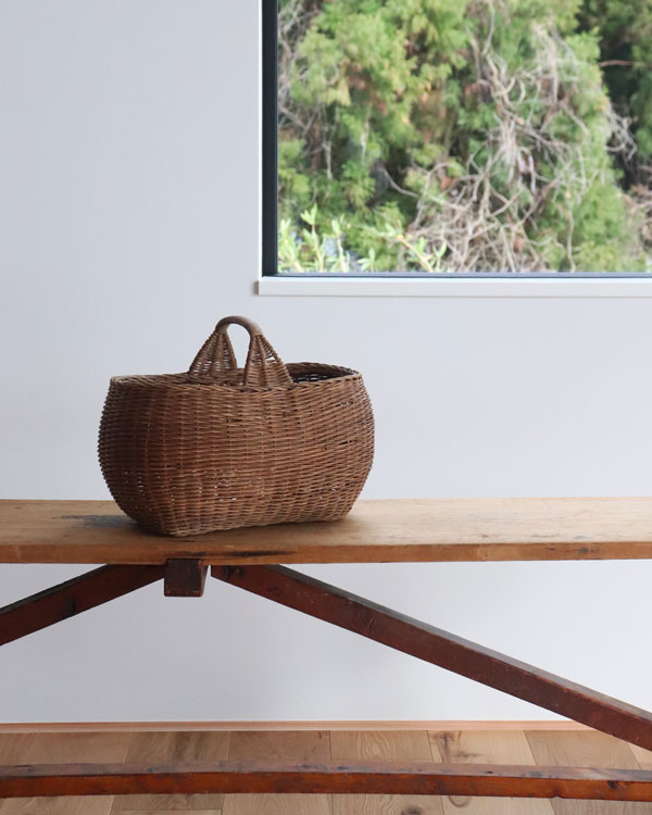 Rattan One handle Basket JPB-012| �饿����ϥ�ɥ�Х����å� JPB-012