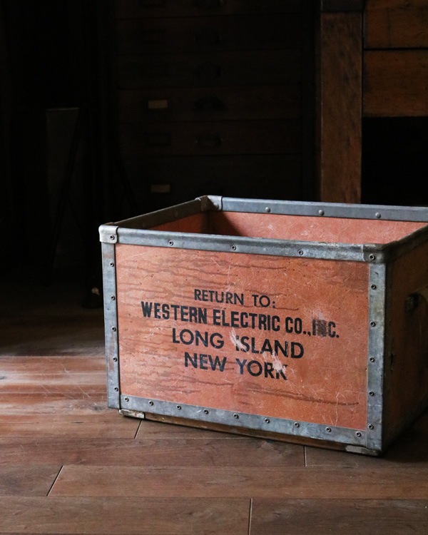 ☆セール！☆vintage ファイバーコンテナ【大】アメリカ雑貨ヴィンテージ雑貨 ☆セール！☆vintage ファイバーコンテナ【大】アメリカ雑貨