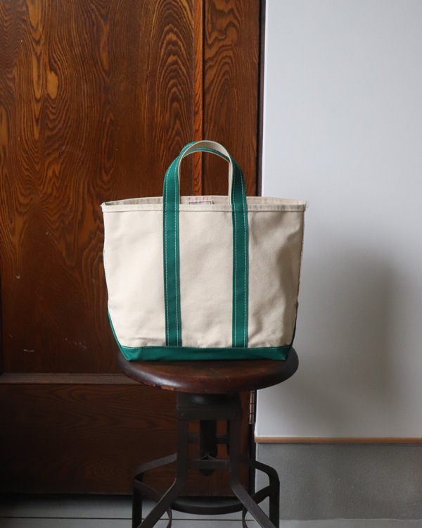 Vintage 80s Green L.L.BEAN Canvas Tote (S)
