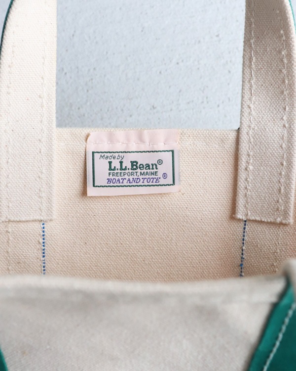 Vintage 80s Green L.L.BEAN Canvas Tote (S)