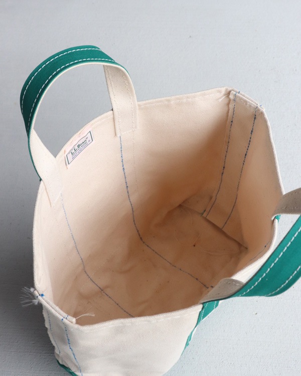 Vintage 80s Green L.L.BEAN Canvas Tote (S)