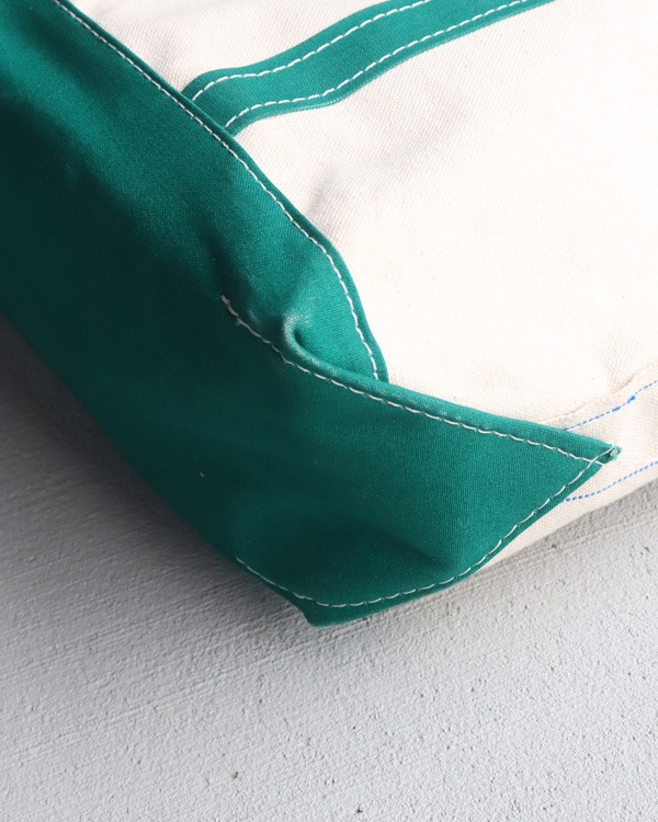 Vintage 80s Green L.L.BEAN Canvas Tote (S)