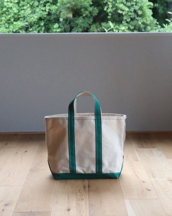 Vintage 80s Green L.L.BEAN Canvas Tote (S)