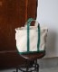 Vintage 80s Green L.L.BEAN Canvas Tote (S)