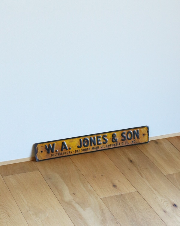 c.1930s "W.A. JONES & SON" Tin Sign��1930ǯ�庢 "W.A. JONES & SON" �֥ꥭ�Ǻ�Υ�����