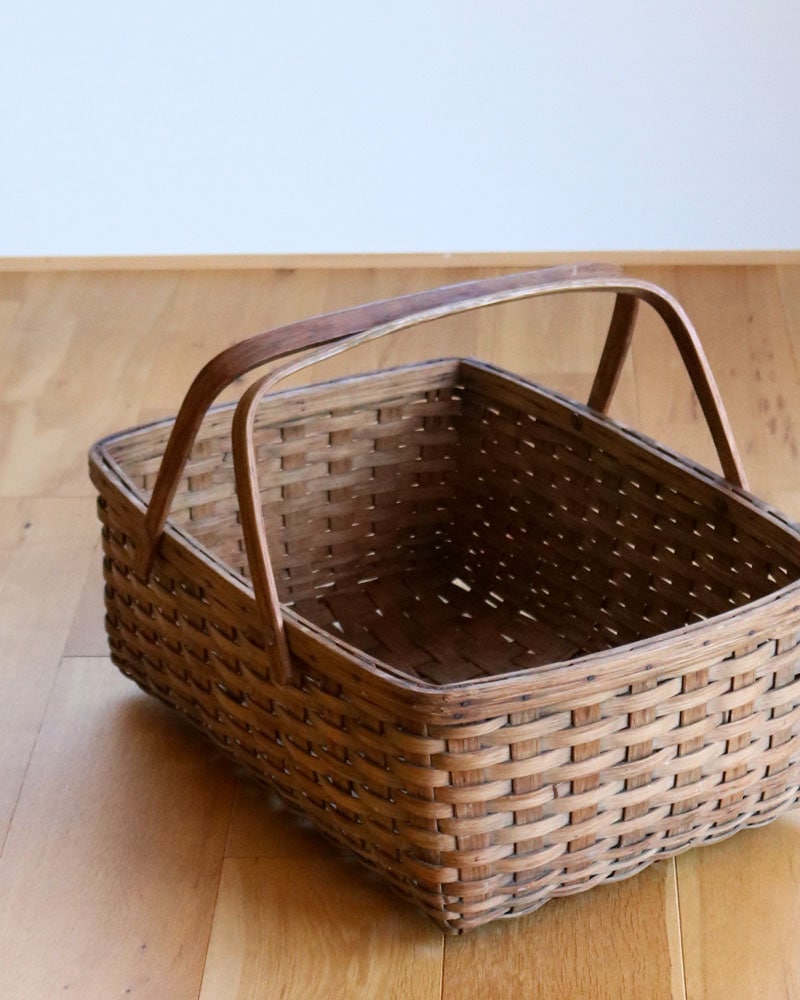 c.1920s Shaker Style Splint Wood Gathering Basket｜1920年代頃