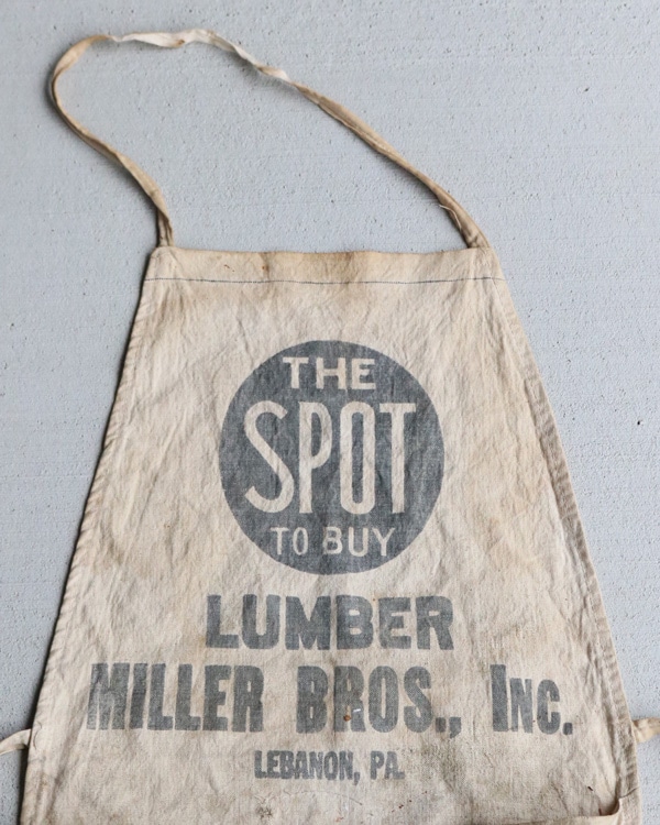 "MILLER BROS.INC." Lumber Apron��"MILLER BROS.INC." ���С����ץ���