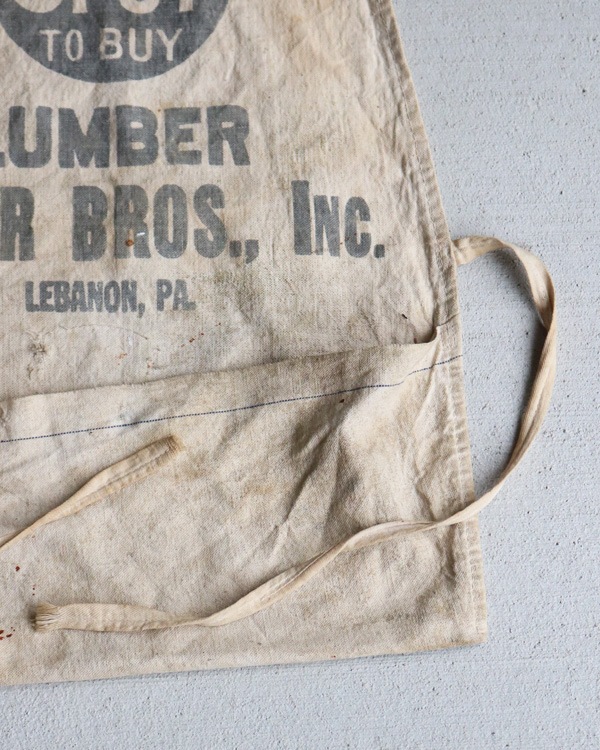 "MILLER BROS.INC." Lumber Apron��"MILLER BROS.INC." ���С����ץ���