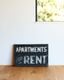 Double-Sided ��APARTMENTS FOR RENT�� Sign�á�APARTMENTS FOR RENT�� ���֥륵���ɥ�����