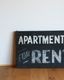 Double-Sided ��APARTMENTS FOR RENT�� Sign�á�APARTMENTS FOR RENT�� ���֥륵���ɥ�����