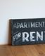 Double-Sided ��APARTMENTS FOR RENT�� Sign�á�APARTMENTS FOR RENT�� ���֥륵���ɥ�����
