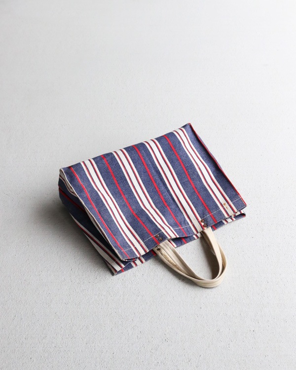 1960s Mid-Century Striped Utility Tote�� 1960ǯ�庢 �ߥåɥ������꡼ ���ȥ饤�� �桼�ƥ���ƥ��ȡ���