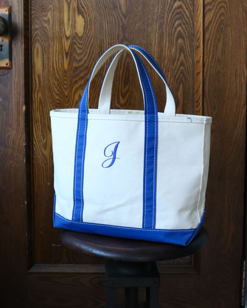 c.1990s L.L.Bean “BOAT AND TOTE” Medium/Blue(Monogram)