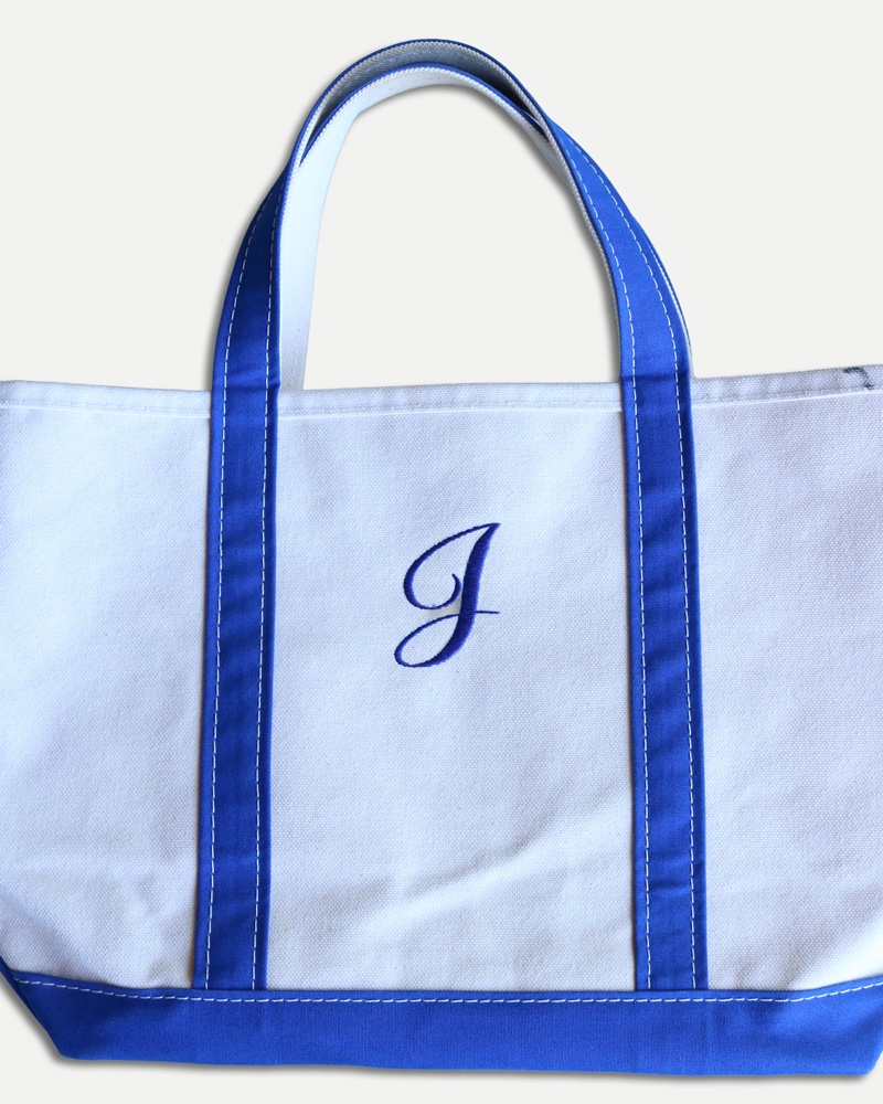 c.1990s L.L.Bean “BOAT AND TOTE” Medium/Blue(Monogram)