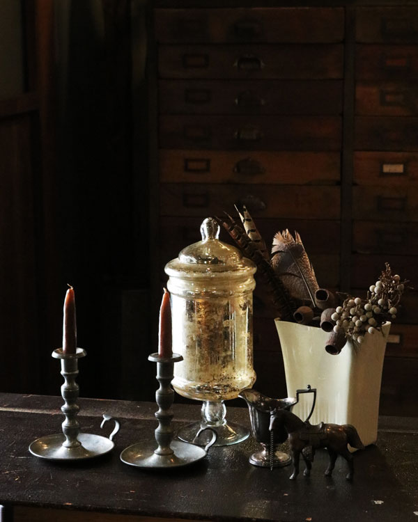 Pewter Pair Candle Holder｜ピューター製キャンドルホルダー