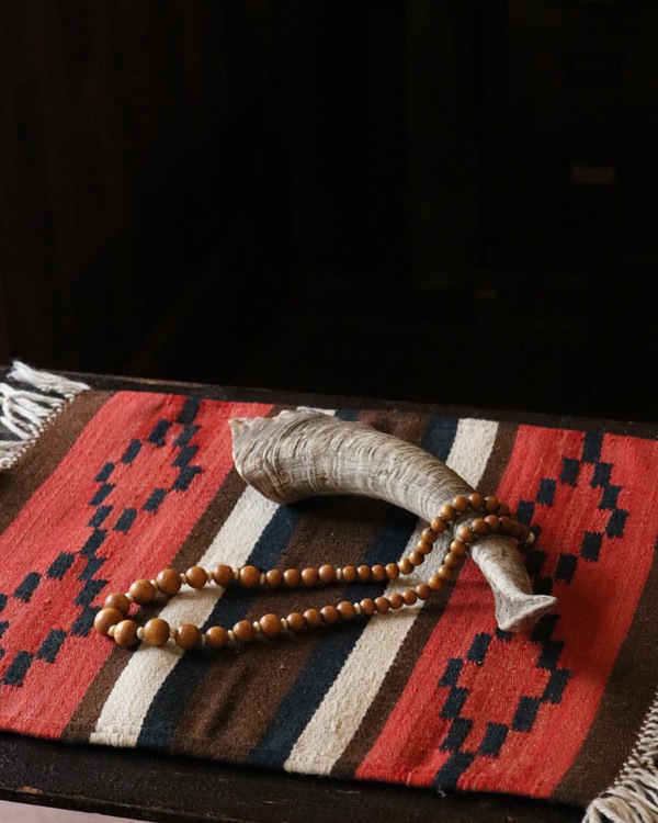 Vintage Wood Beads Necklace B�åӥ�ơ������åɥӡ����ͥå��쥹 B