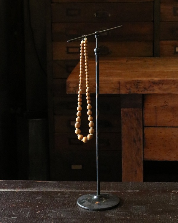 Vintage Wood Beads Necklace B�åӥ�ơ������åɥӡ����ͥå��쥹 B