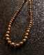 Vintage Wood Beads Necklace B�åӥ�ơ������åɥӡ����ͥå��쥹 B