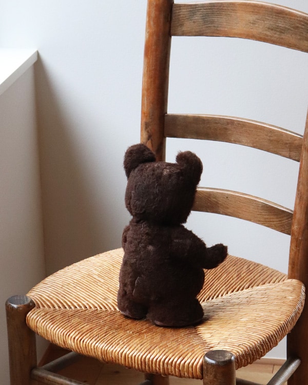 * vintage bear ❀ オレンジグラスアイの キュートな クマちゃん Early Glass Eye Bear｜アーリーグラスアイ ベア