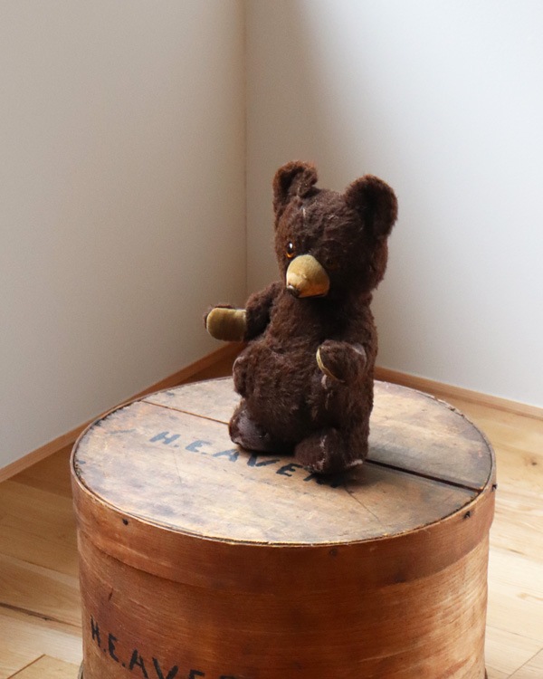 * vintage bear ❀ オレンジグラスアイの キュートな クマちゃん 25f98032a916c9db4f0baac92bddb7