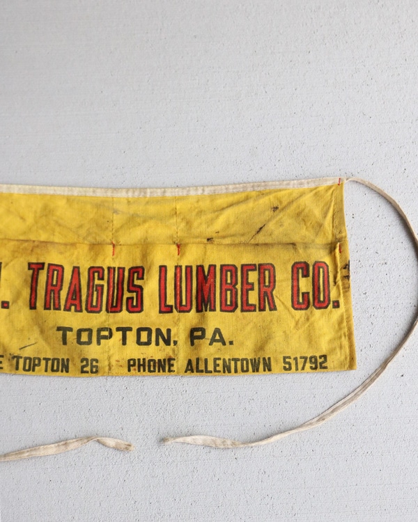 "WM.TRAGUS LUMBER CO." Waist Apron��"WM.TRAGUS LUMBER CO." �������ȥ��ץ���