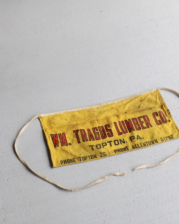 "WM.TRAGUS LUMBER CO." Waist Apron��"WM.TRAGUS LUMBER CO." �������ȥ��ץ���