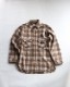 Vintage 80s Brown Plaid WOOLRICH Wool Shirt (M)