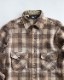 Vintage 80s Brown Plaid WOOLRICH Wool Shirt (M)