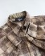 Vintage 80s Brown Plaid WOOLRICH Wool Shirt (M)