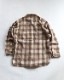 Vintage 80s Brown Plaid WOOLRICH Wool Shirt (M)