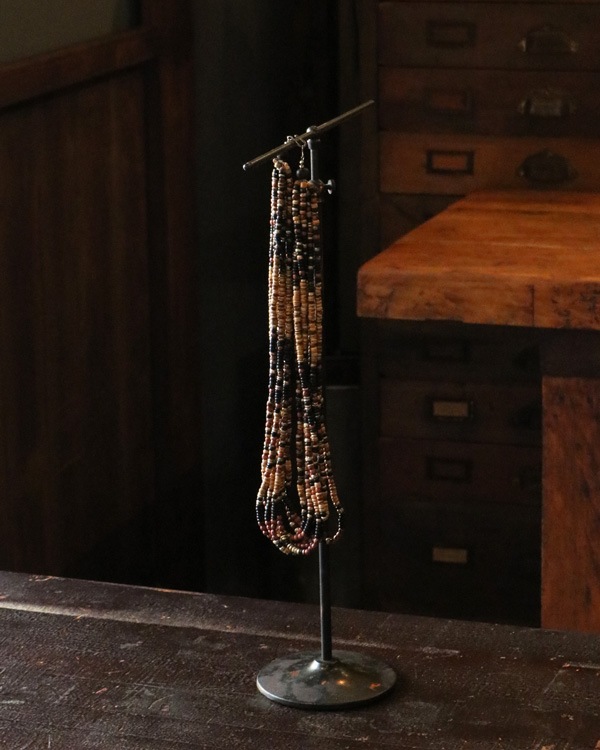 Vintage Wood Beads Necklace C�åӥ�ơ������åɥӡ����ͥå��쥹 C