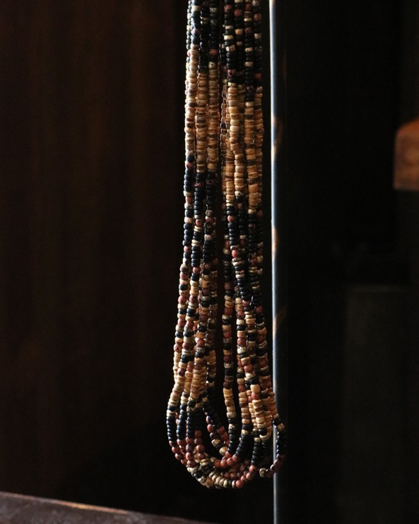 Vintage Wood Beads Necklace C�åӥ�ơ������åɥӡ����ͥå��쥹 C