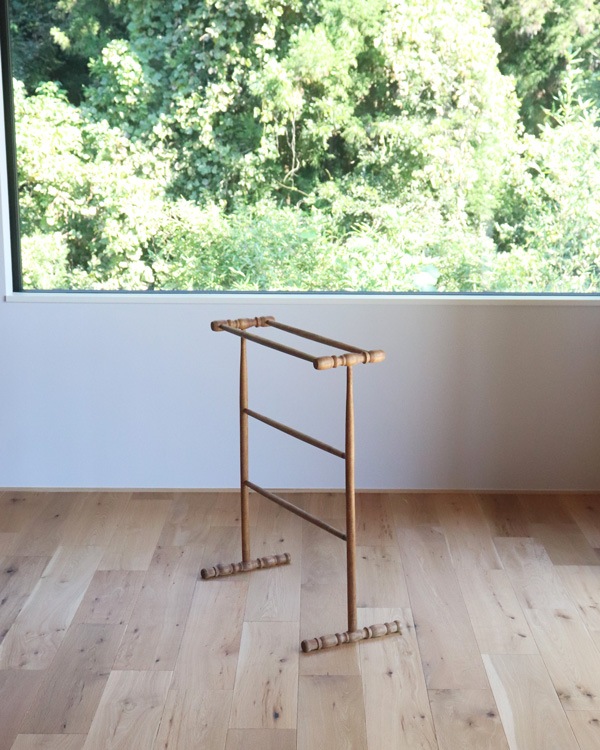 【値下げ】アンティークなタオルラック　バー4本 Shaker Style Towel Rack｜シェーカースタイル タオルラック