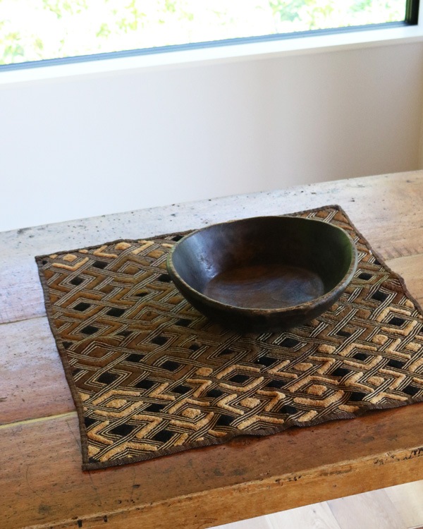 African Textile Kuba Fabric B�å��եꥫ��ƥ��������� �����ۡ���ӥ����ɡ�B