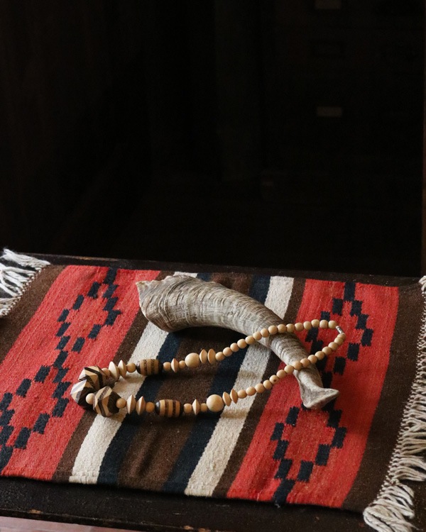 Vintage Wood Beads Necklace D�åӥ�ơ������åɥӡ����ͥå��쥹 D