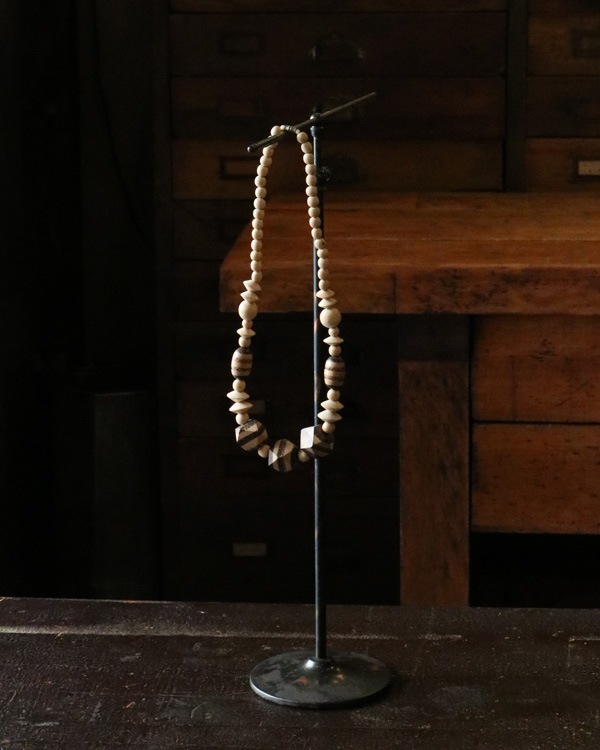 Vintage Wood Beads Necklace D�åӥ�ơ������åɥӡ����ͥå��쥹 D