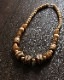 Vintage Wood Beads Necklace D�åӥ�ơ������åɥӡ����ͥå��쥹 D