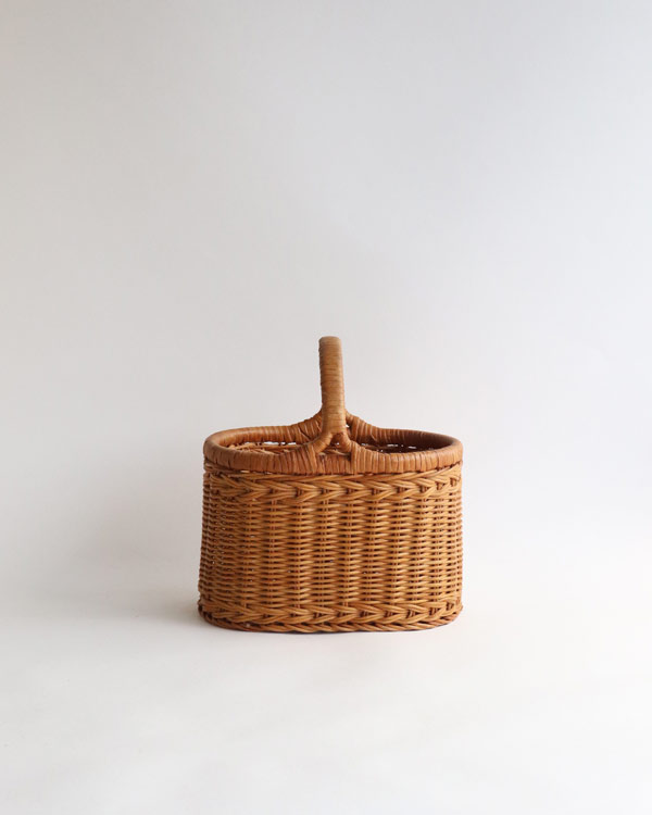 Rattan One handle Basket Small JPB-200 | �饿����ϥ�ɥ�Х����å� JPB-200