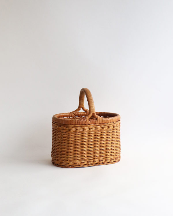 Rattan One handle Basket Small JPB-200 | �饿����ϥ�ɥ�Х����å� JPB-200