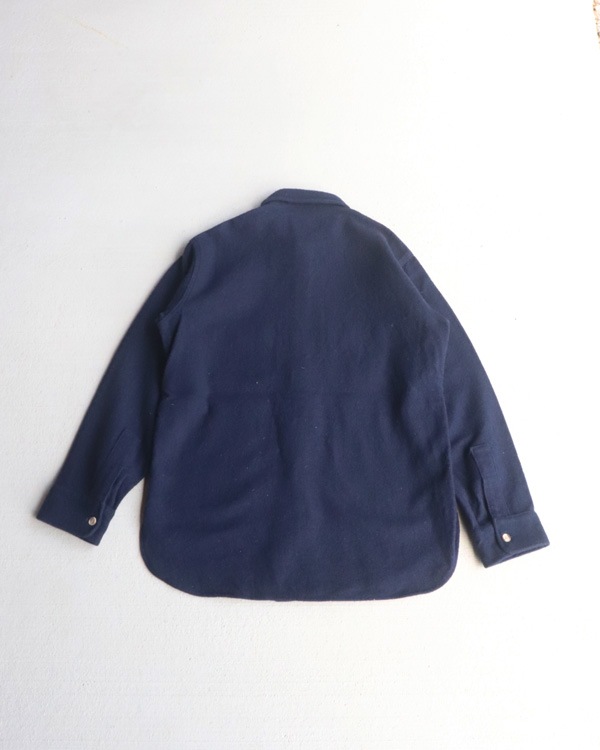 Vintage 70s Navy WOOLRICH Wool Shirt (M)