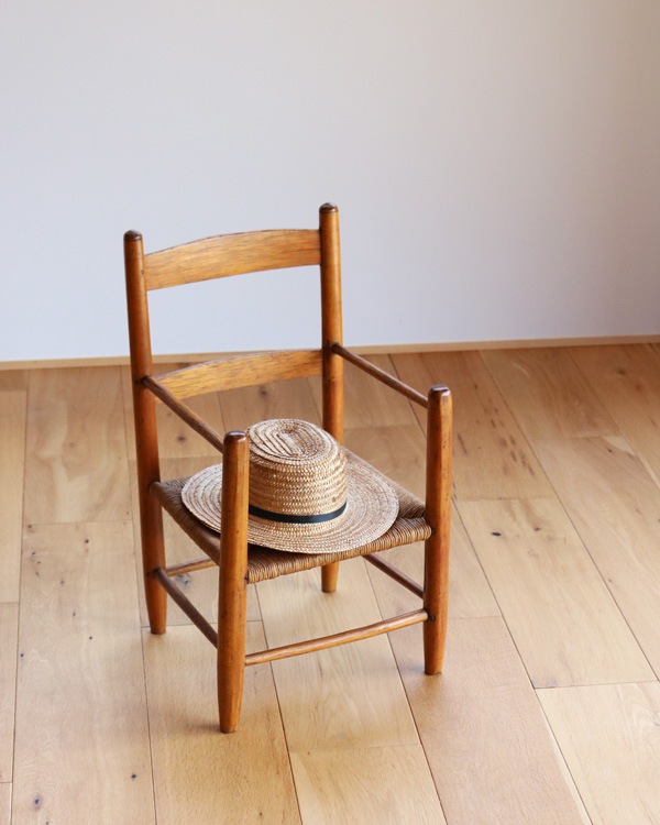 Shaker Style Hickory Child's Chair with Woven Seat｜シェーカー